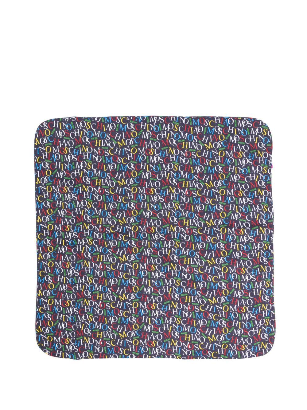 Coperta Blu con Ricamo MOB00FLCB66 84804 MOSCHINO KIDS 
