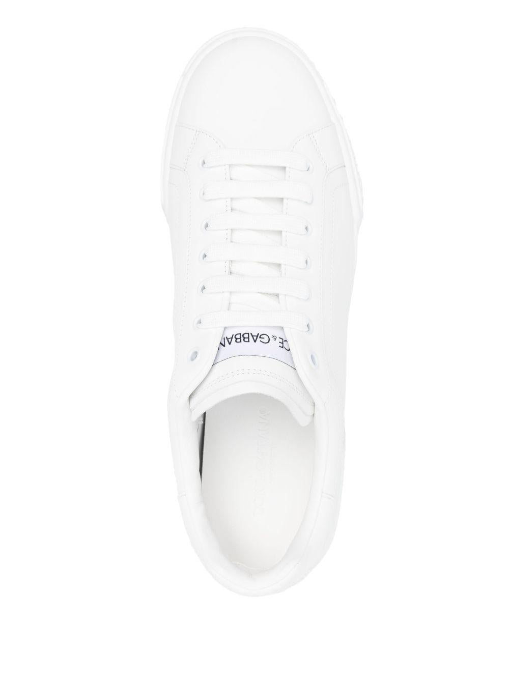 Sneakers Minimal in PellemNappa Bianca CS2332A1065 80002 DOLCE&GABBANA 
