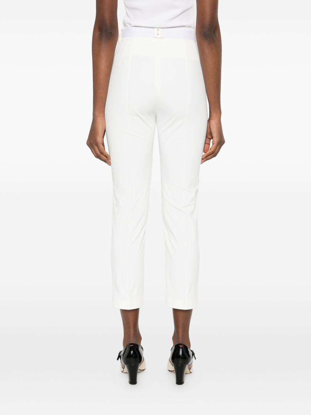 Pantaloni cropped in poliammide con cintura PA13261E2 360 ELISABETTA FRANCHI 