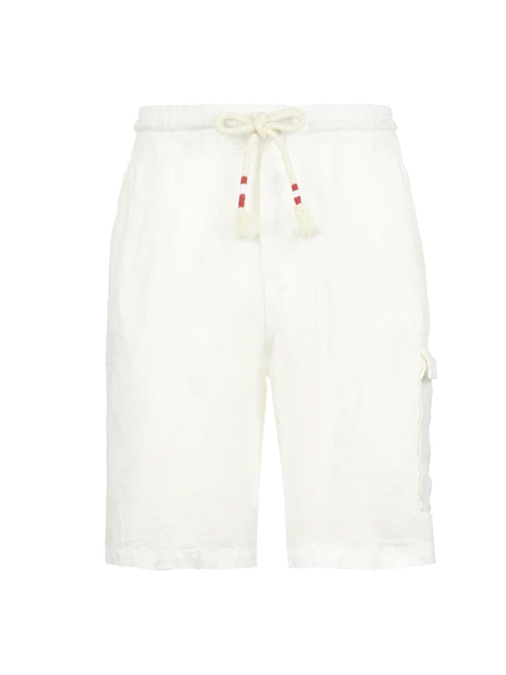Bermuda in lino bianco Marsielle