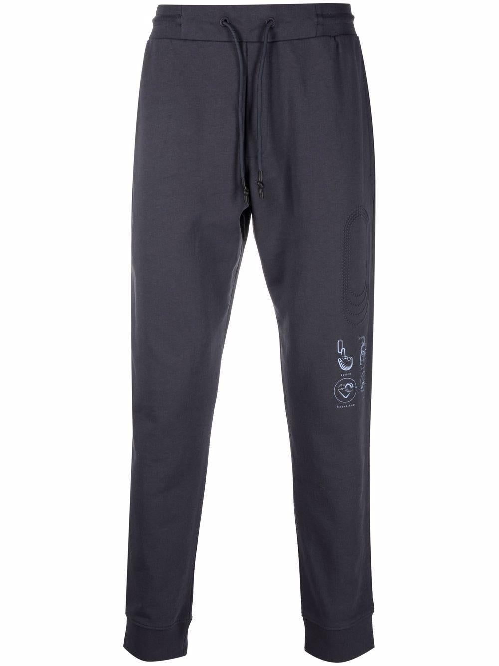 Pantatuta grigio logo laterale 661236RRT01 1031 MCQ 