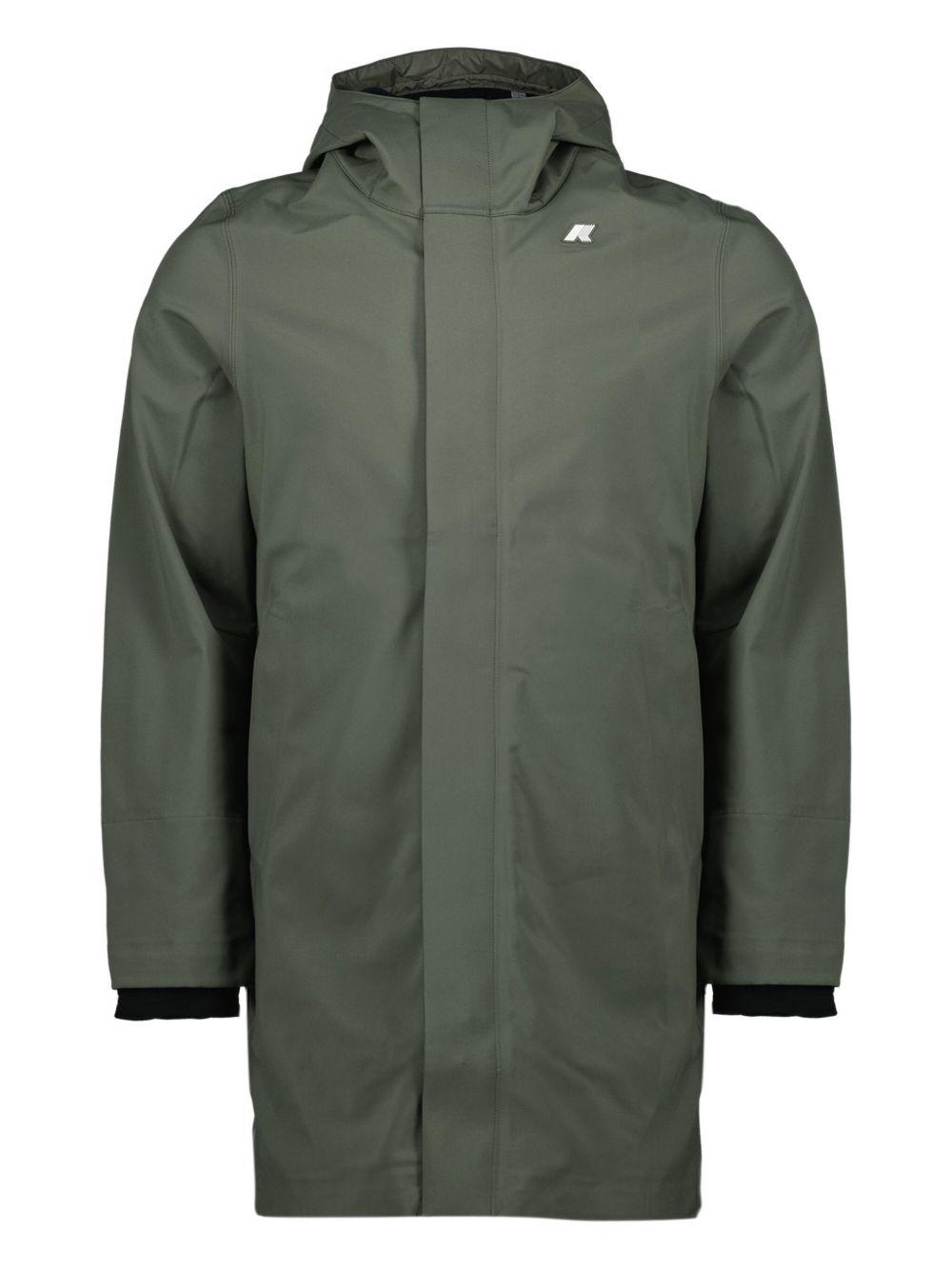 Parka Thomas verde militare con cappuccio K7126WW AF0 K-WAY 