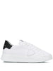 Sneakers Temple low bianco/nero uomo