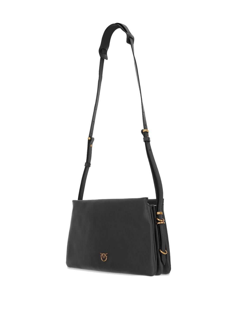 Borsa a spalla One Two Three Love in pelle 105161A0QO Z99Q PINKO 