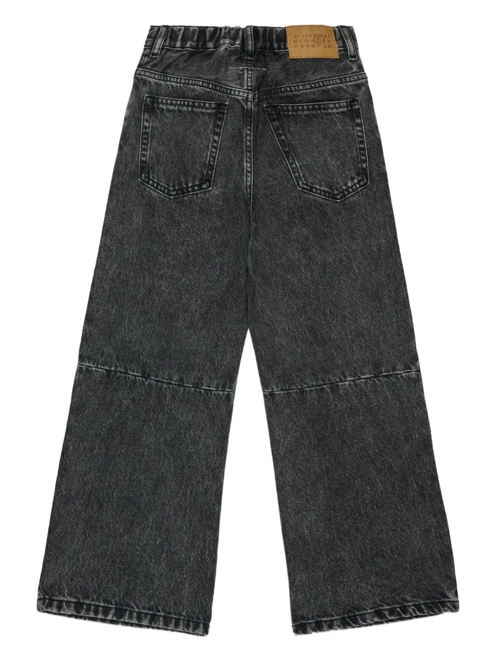Jeans dritti M60844MM06D M602 MM6 MAISON MARGIELA KIDS 