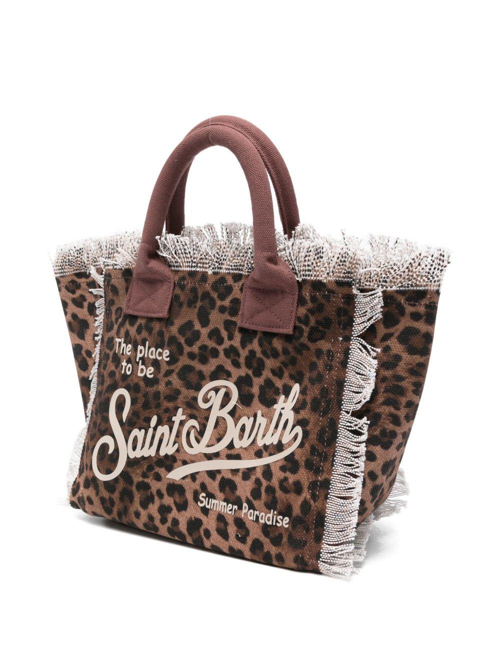 Borsa mare in cotone con frange COL0001 00190L MC2 SAINT BARTH 