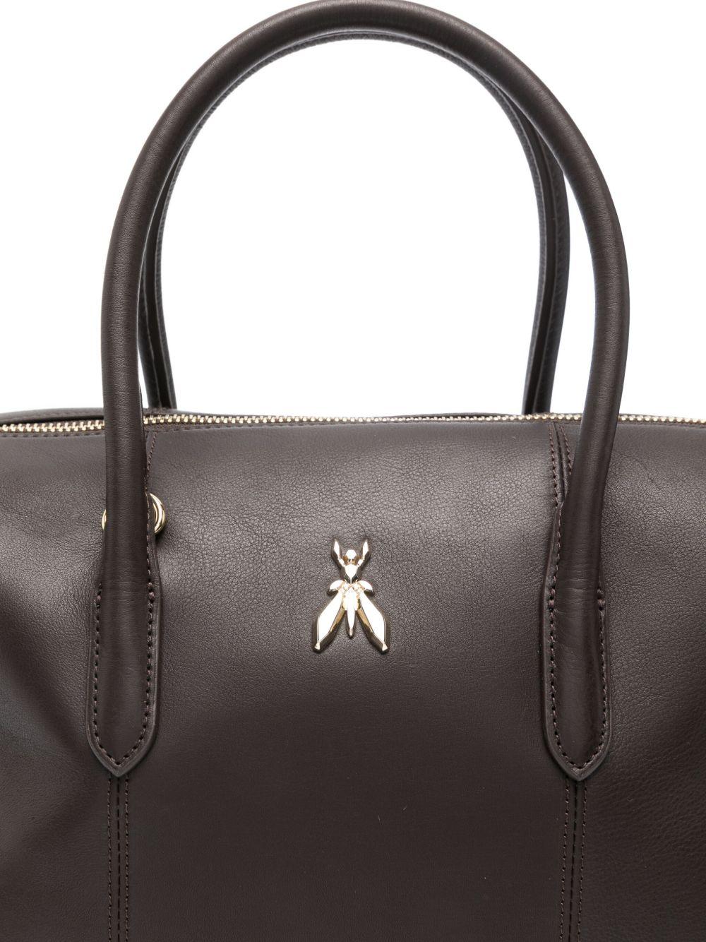 Borsa marrone con manici e tracolla rimovibile 2B0145L162 B856 PATRIZIA PEPE 