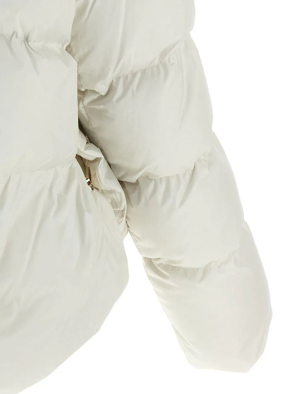 Giacca trapuntata nero a collo alto con zip - Preludio Moda