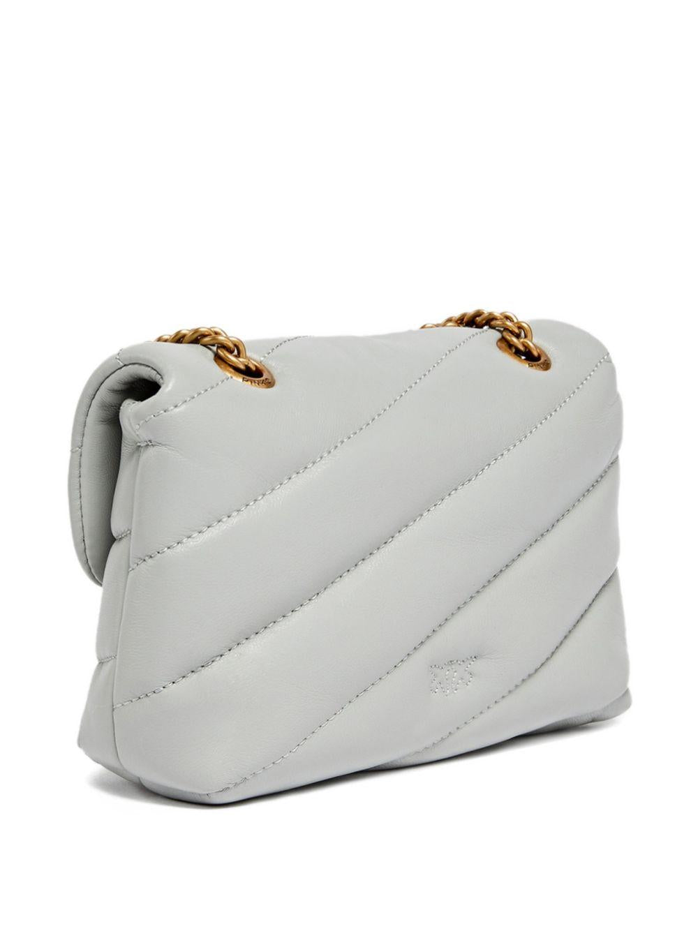 Borsa a spalla trapuntata con catena dorata 100040A0F2 K32Q PINKO 