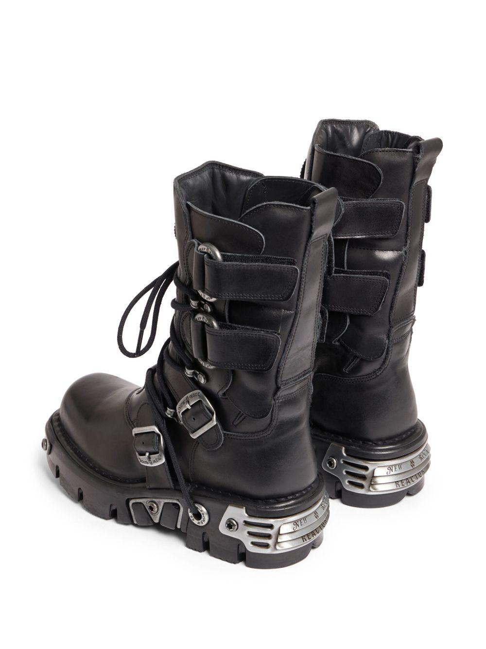 Stivale Botte RABANNE x NEW ROCK nero