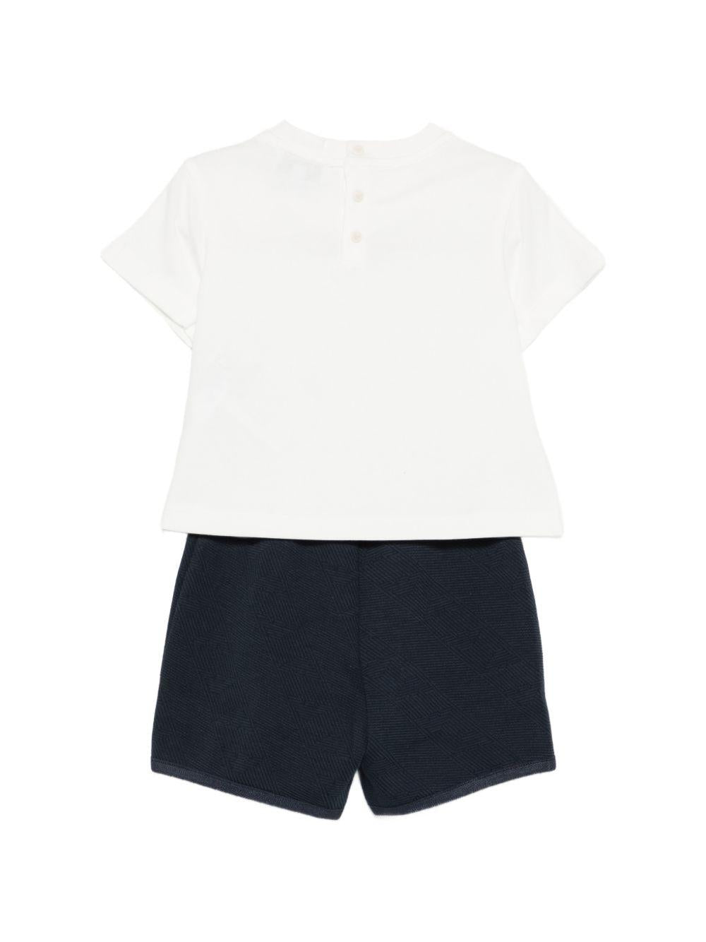 Completo t-shirt e shorts EB001622AF13715 MZ825 EMPORIO ARMANI KIDS 