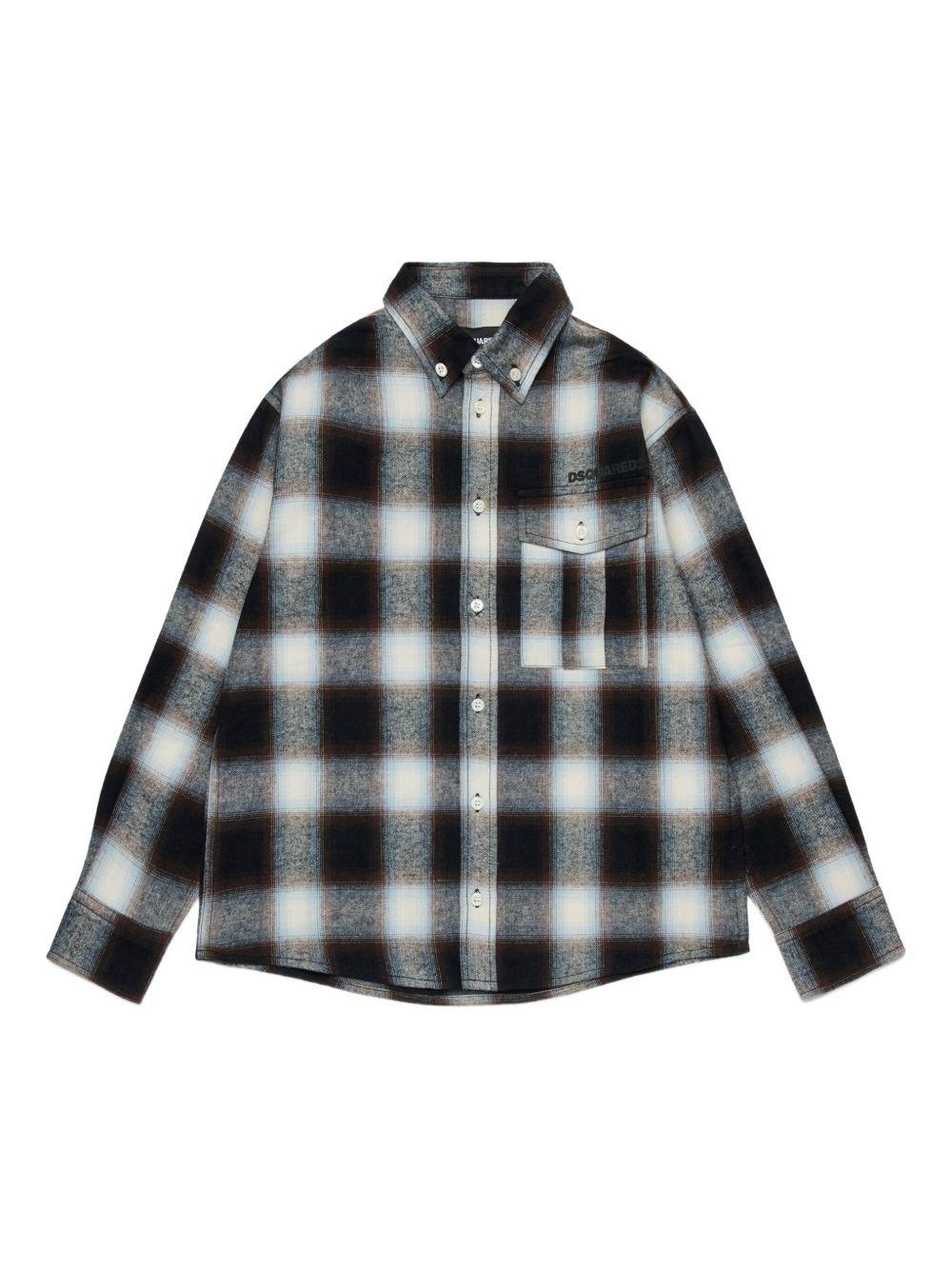 Camicia a Quadri DQ3075D0AED DQ900 DSQUARED KIDS 