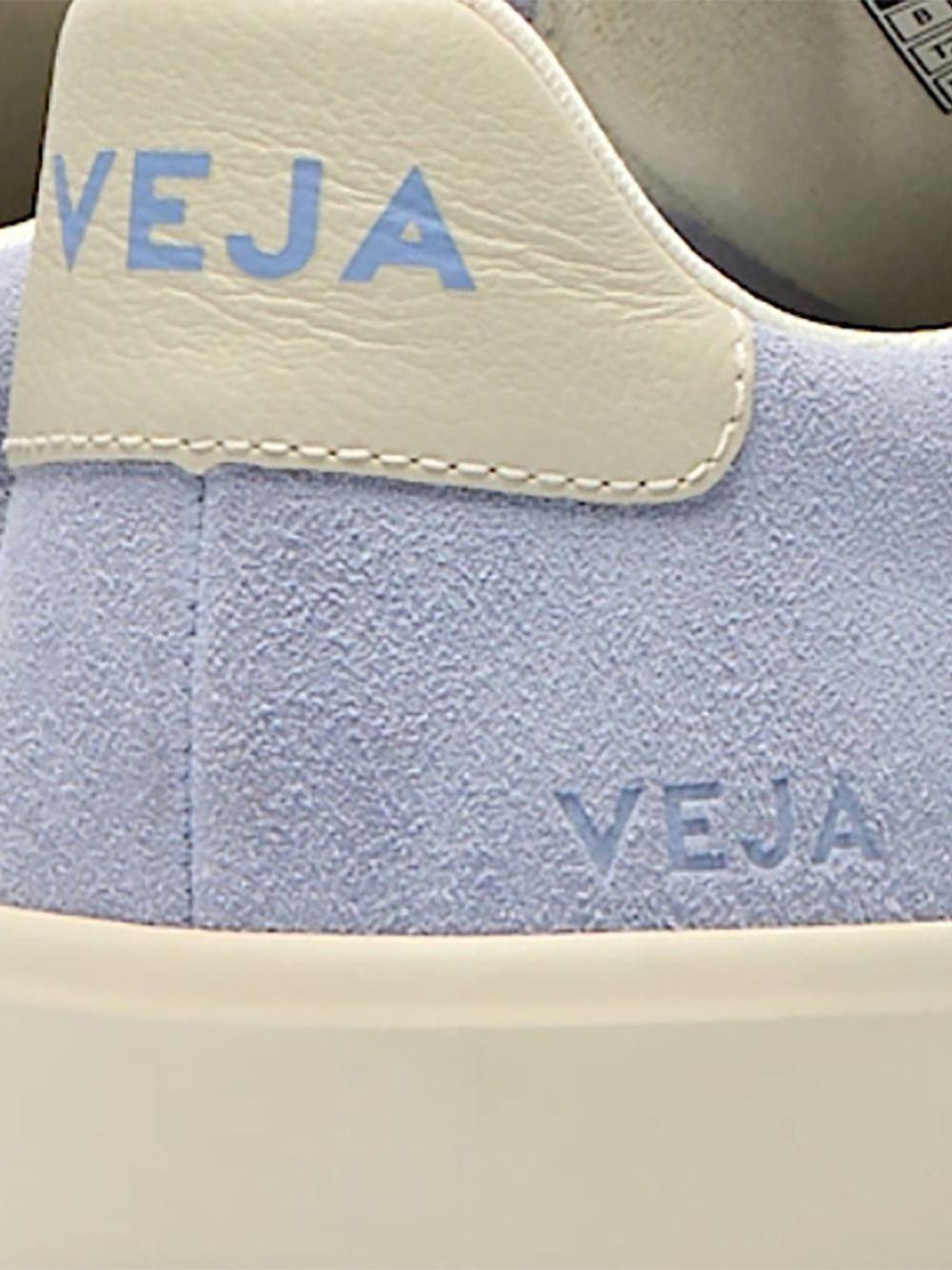 Sneakers in suede lavanda con lacci CP0321438 AZZURRO VEJA 