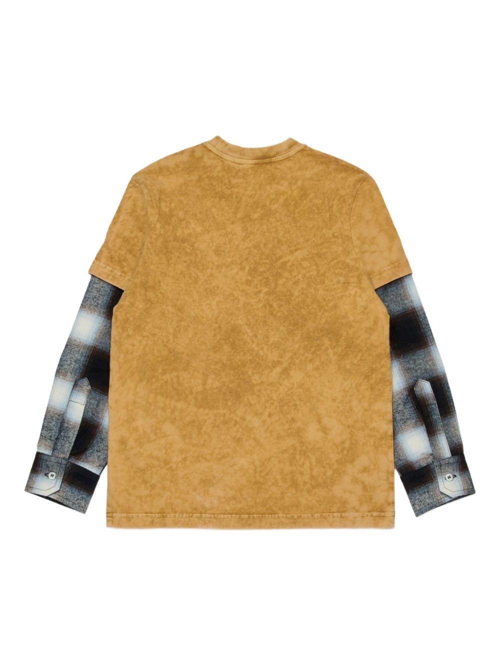 Camicia conSstampa e Logo DQ2986D0AE0 DQ721 DSQUARED KIDS 