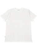 White T-shirt with mini heart embroidery logo