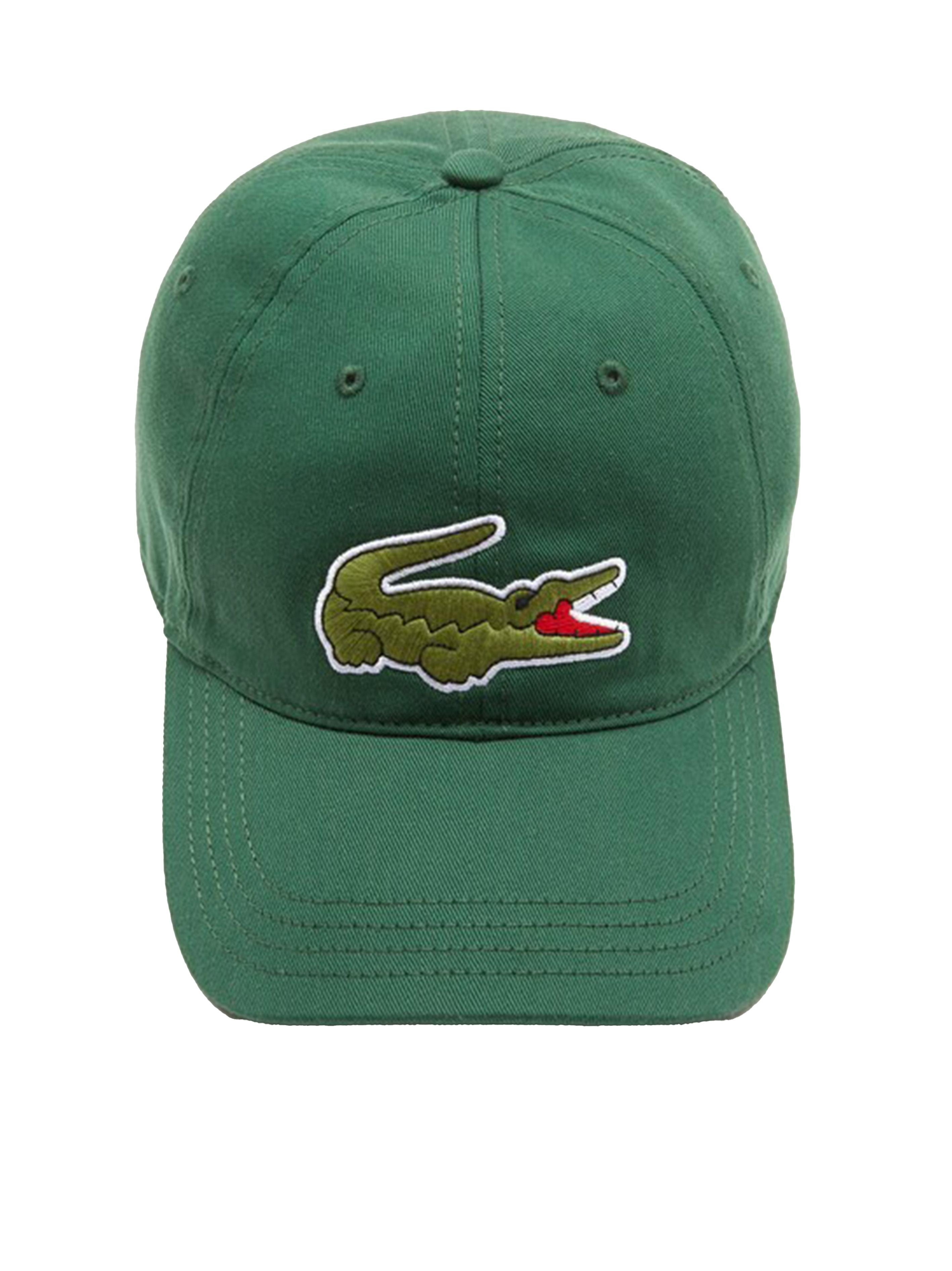 Cappello unisex verde big logo RK9871 132 LACOSTE 