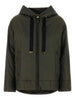 Matelassé Effect Jacket with Hood