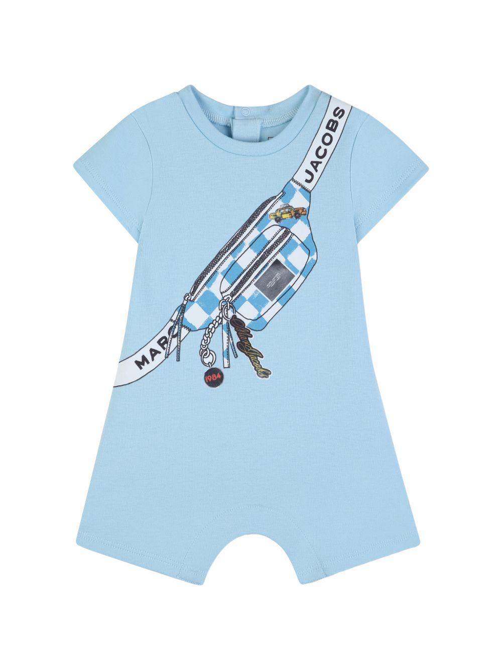 Tutina in cotone organico con chiusura a bottoni W60807# 77B MARC JACOBS KIDS 