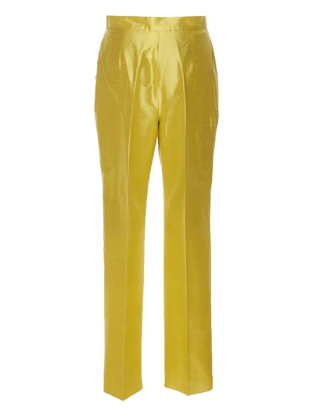 Pantalone vita alta cedro seta 2416131014600 001 MAX MARA STUDIO 