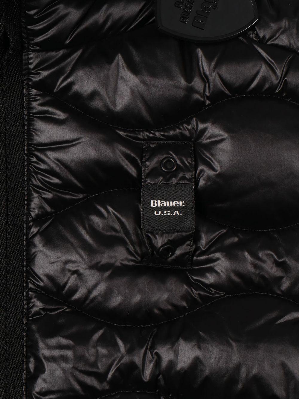 Cappotto Lowell nero con cappuccio 25WBLGC03385007285 999EI BLAUER KIDS 