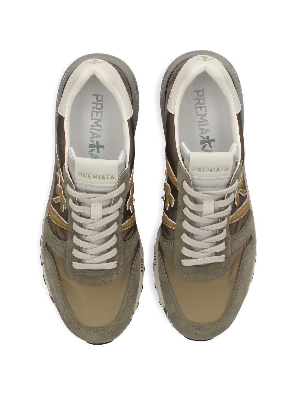 Sneakers in pelle e camoscio con suola chunky LANDER 8009 PREMIATA 