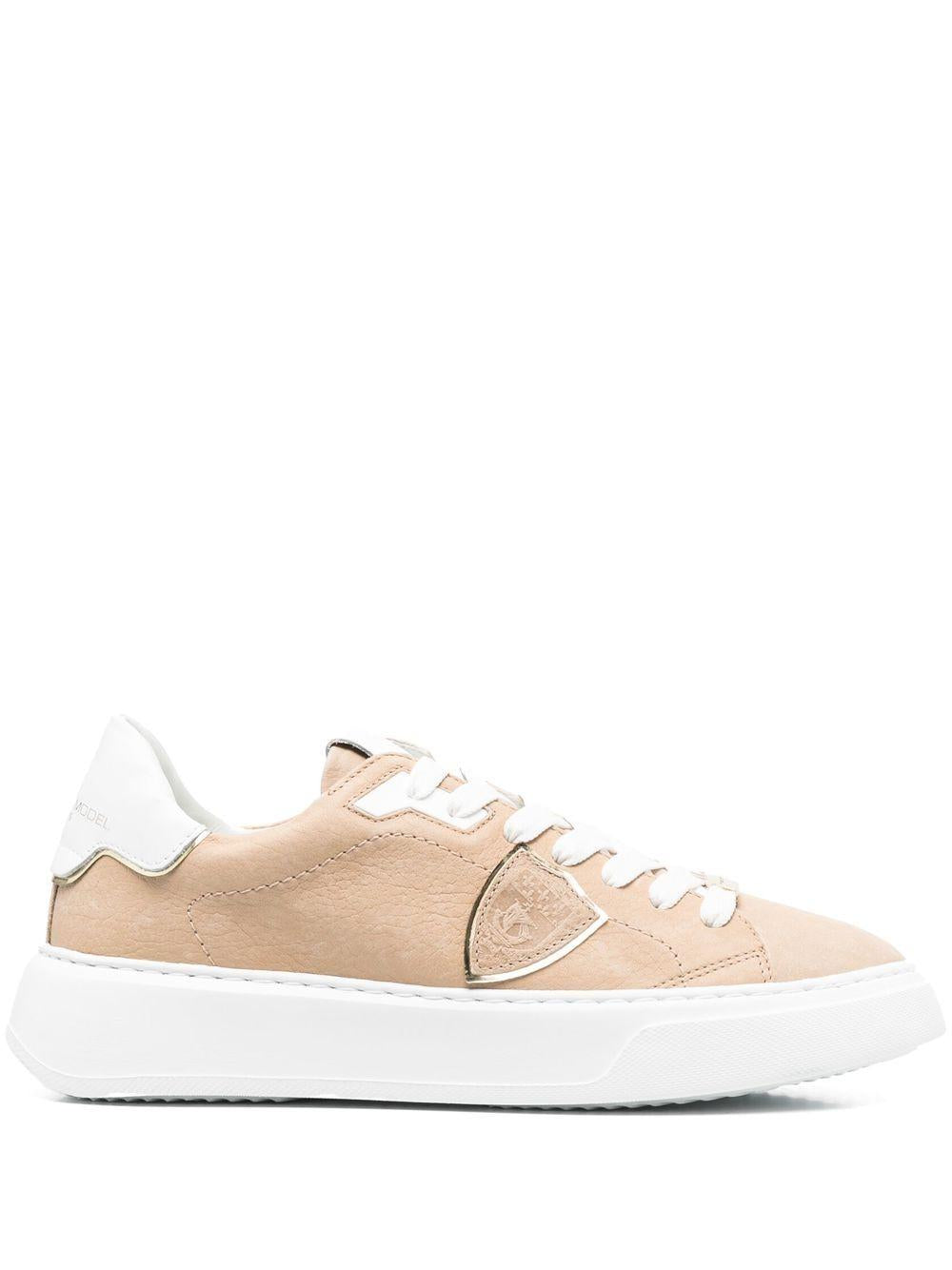 Sneakers Temple beige nabuc BTLD NB14 TEMPLE BEIGE PHILIPPE MODEL 