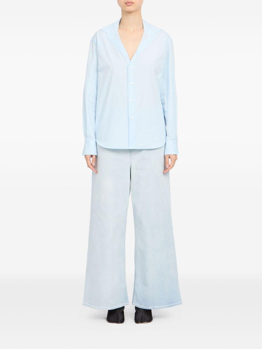 Camicia a maniche lunghe con colletto aperto S52DT0063M35480 501 MM6 MAISON MARGIELA 