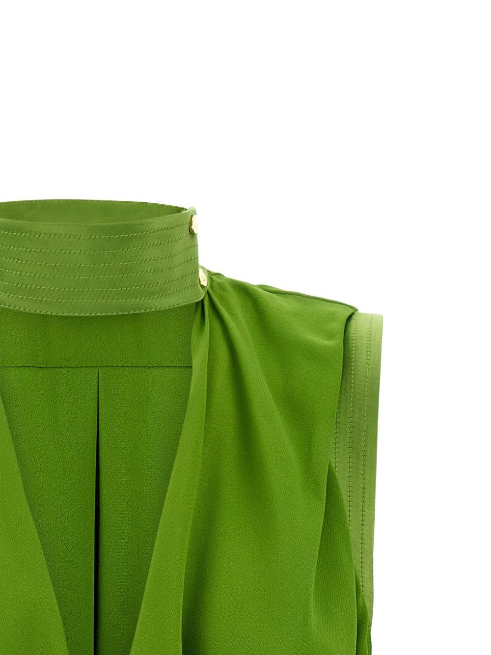 Top senza maniche collo alto verde CA13461E2 EV3 ELISABETTA FRANCHI 