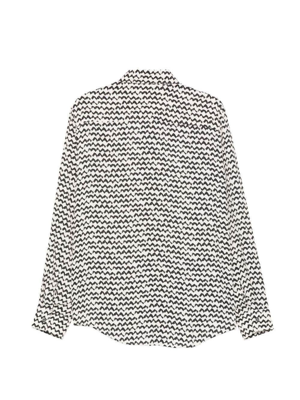 Camicia in viscosa con stampa 5C0310A093 FG81 PATRIZIA PEPE 