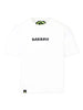 T-shirt bianca teddy upside down
