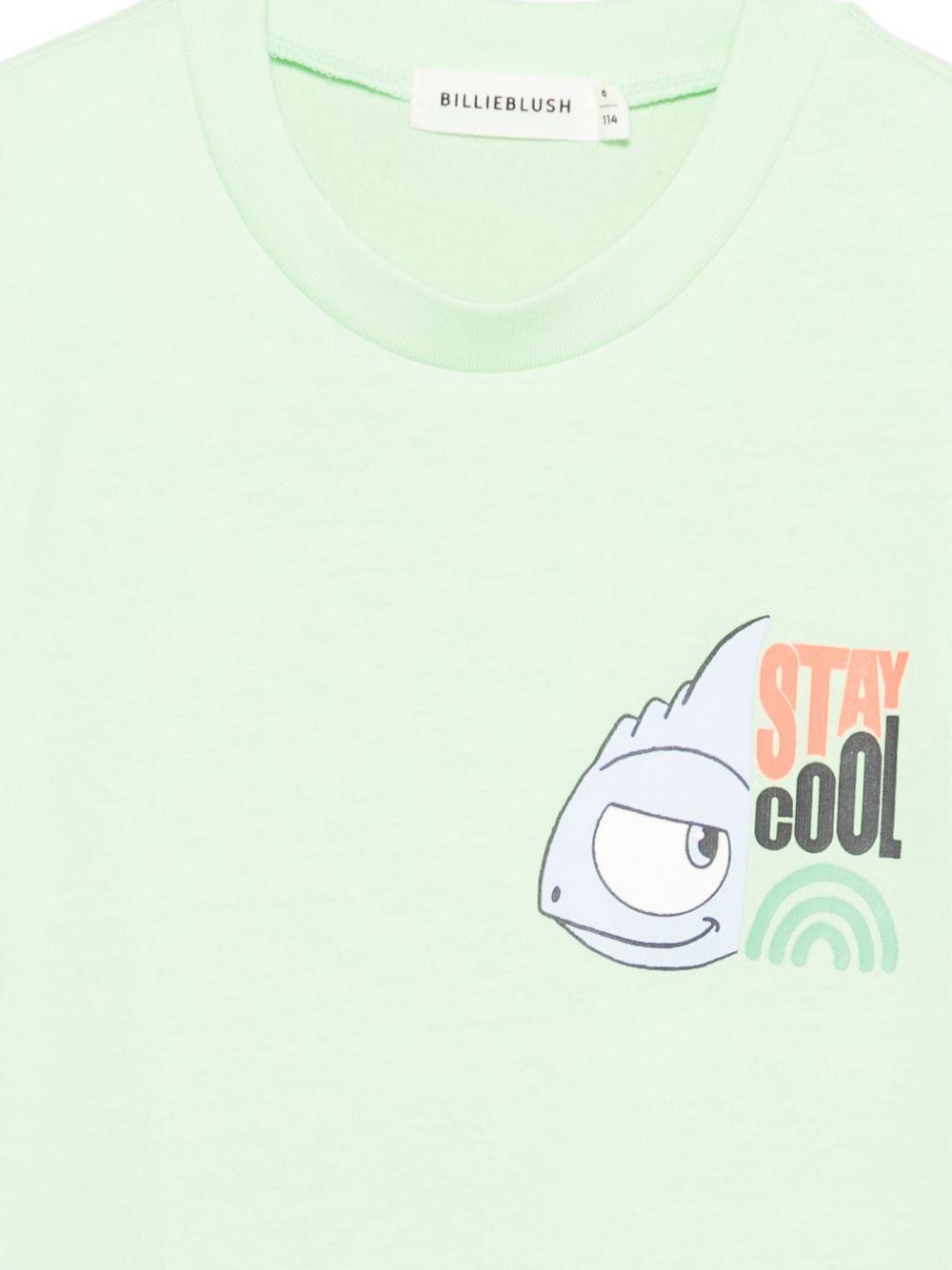 T-shirt con stampa unicorno U21703 735 BILLIE BLUSH KIDS 