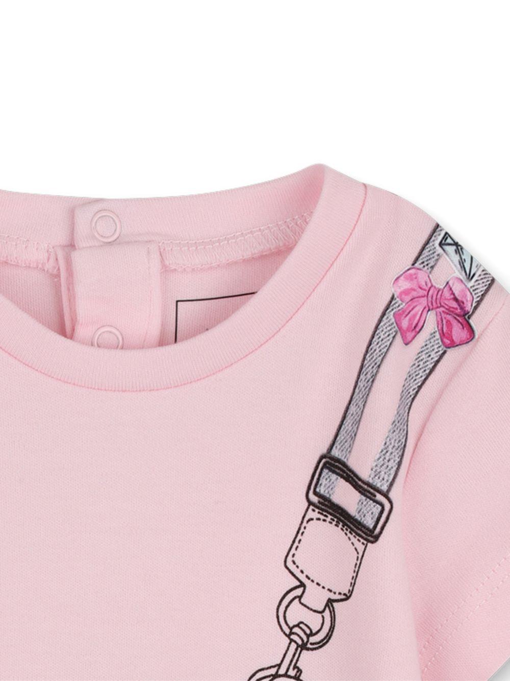 Tutina in cotone organico con chiusura a bottoni W60807 475 MARC JACOBS KIDS 