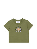 T-shirt con stampa orsetto