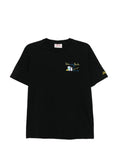 T-shirt in cotone organico con ricamo