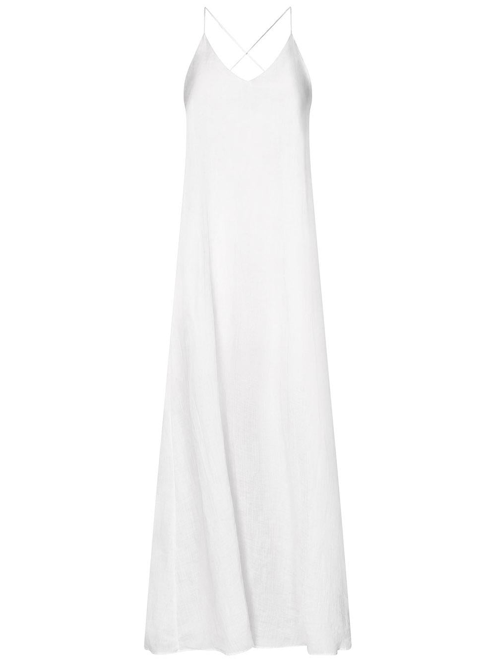 Abito lungo raimè bianco