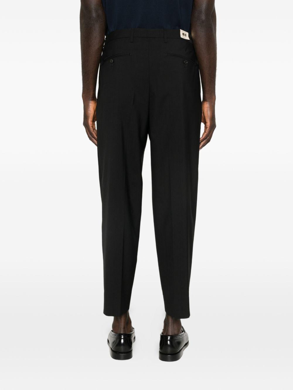 Pantaloni in lana vergine con pieghe PORTOBELLOS300082 00010 BRIGLIA 