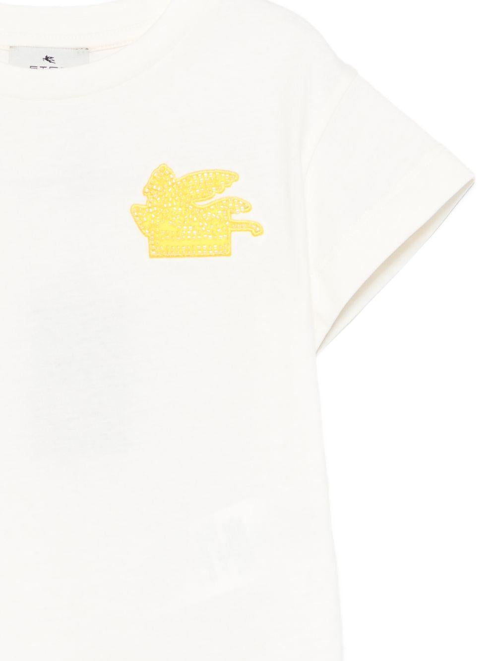 T-shirt con stampa frontale GY8A31Z3672 102GL ETRO KIDS 