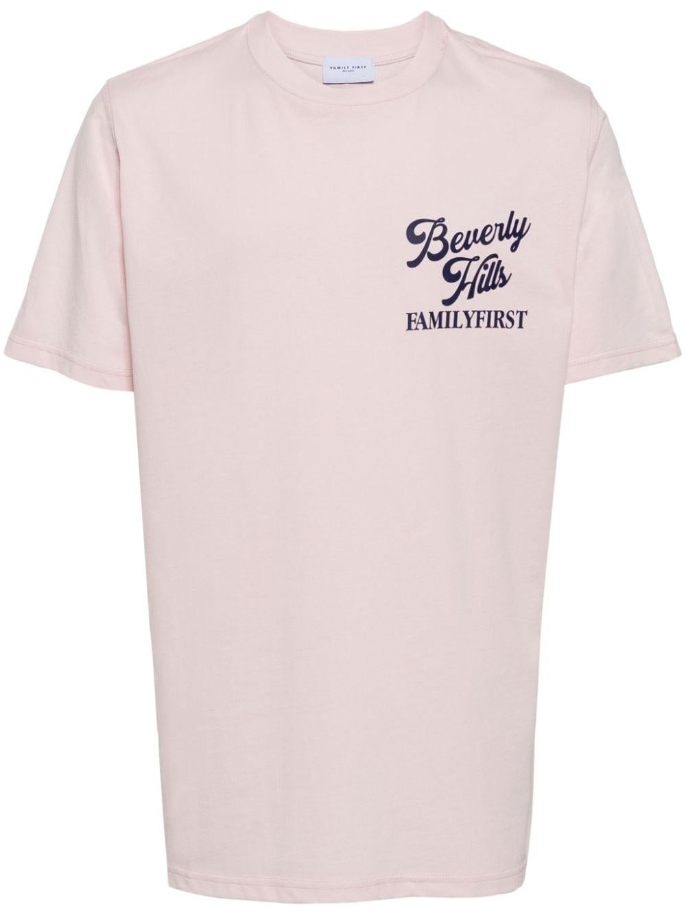 T-shirt rosa Beverly Hills