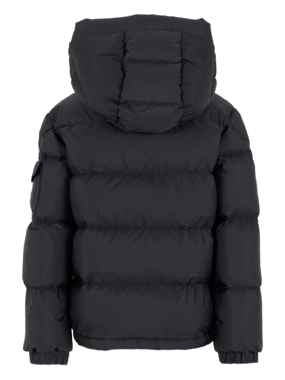 Giacca Imbottita Blu con Cappuccio K29541A0008153A5E 742 MONCLER KIDS 