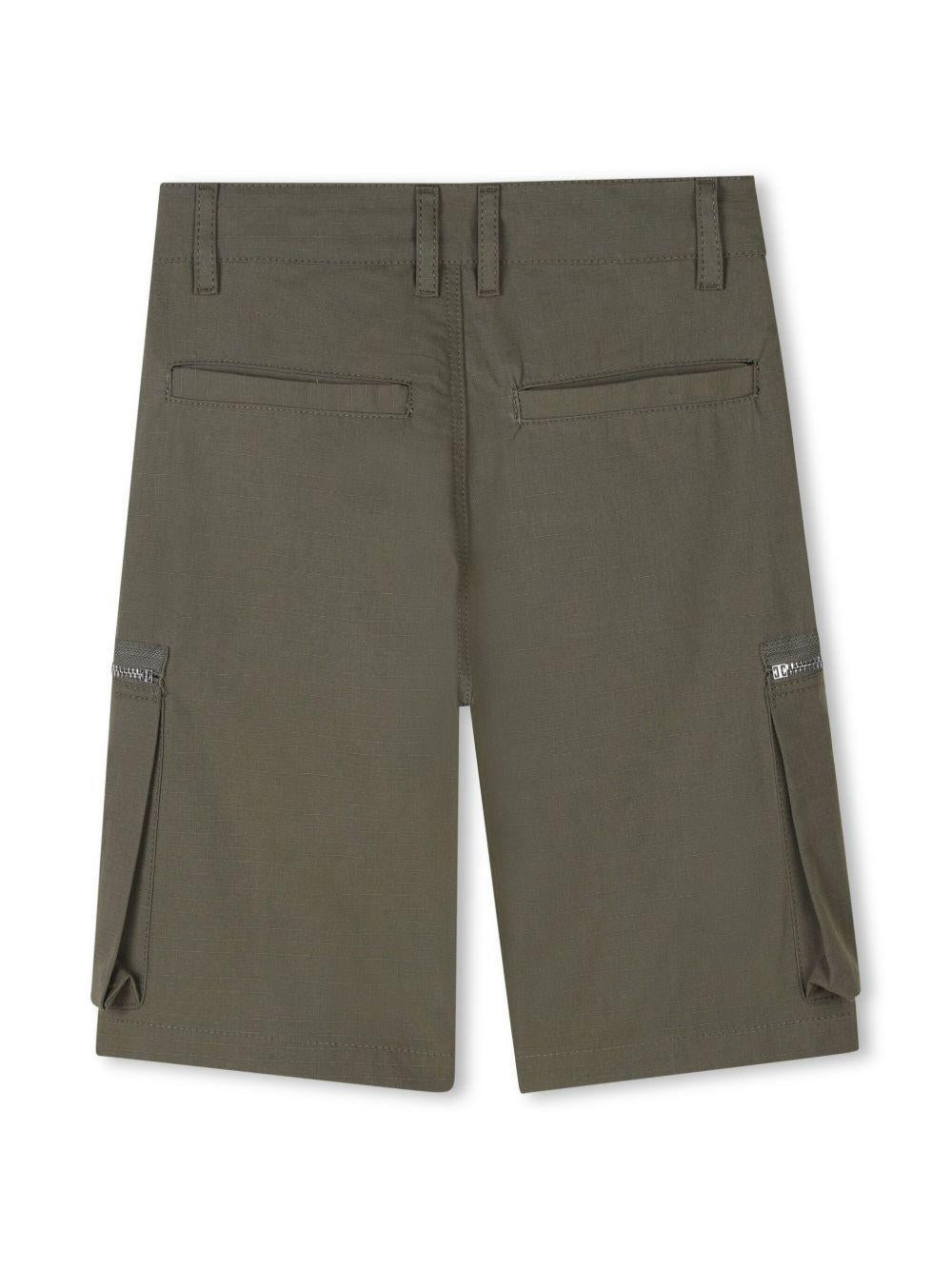 Bermuda verde militare cargo H30720 653 GIVENCHY KIDS 