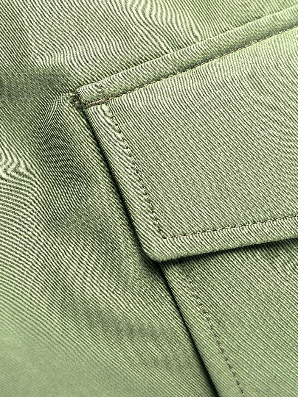 Parka verde cappuccio con pelliccia WOCPS2880UT108 GST WOOLRICH 