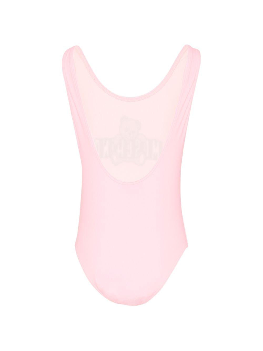 Costume intero con logo H2L00BLKA11 50209 MOSCHINO KIDS 