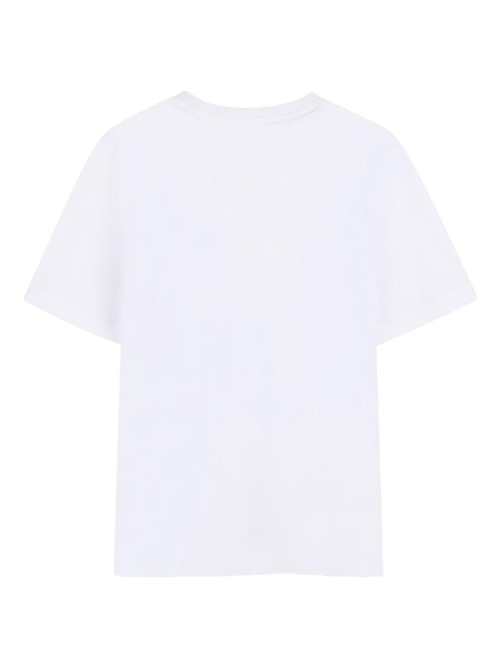 T-shirt in cotone con stampa logo J52982 10P BOSS KIDSWEAR 