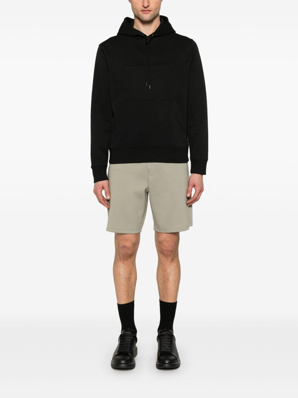 Bermuda beige logo laterale