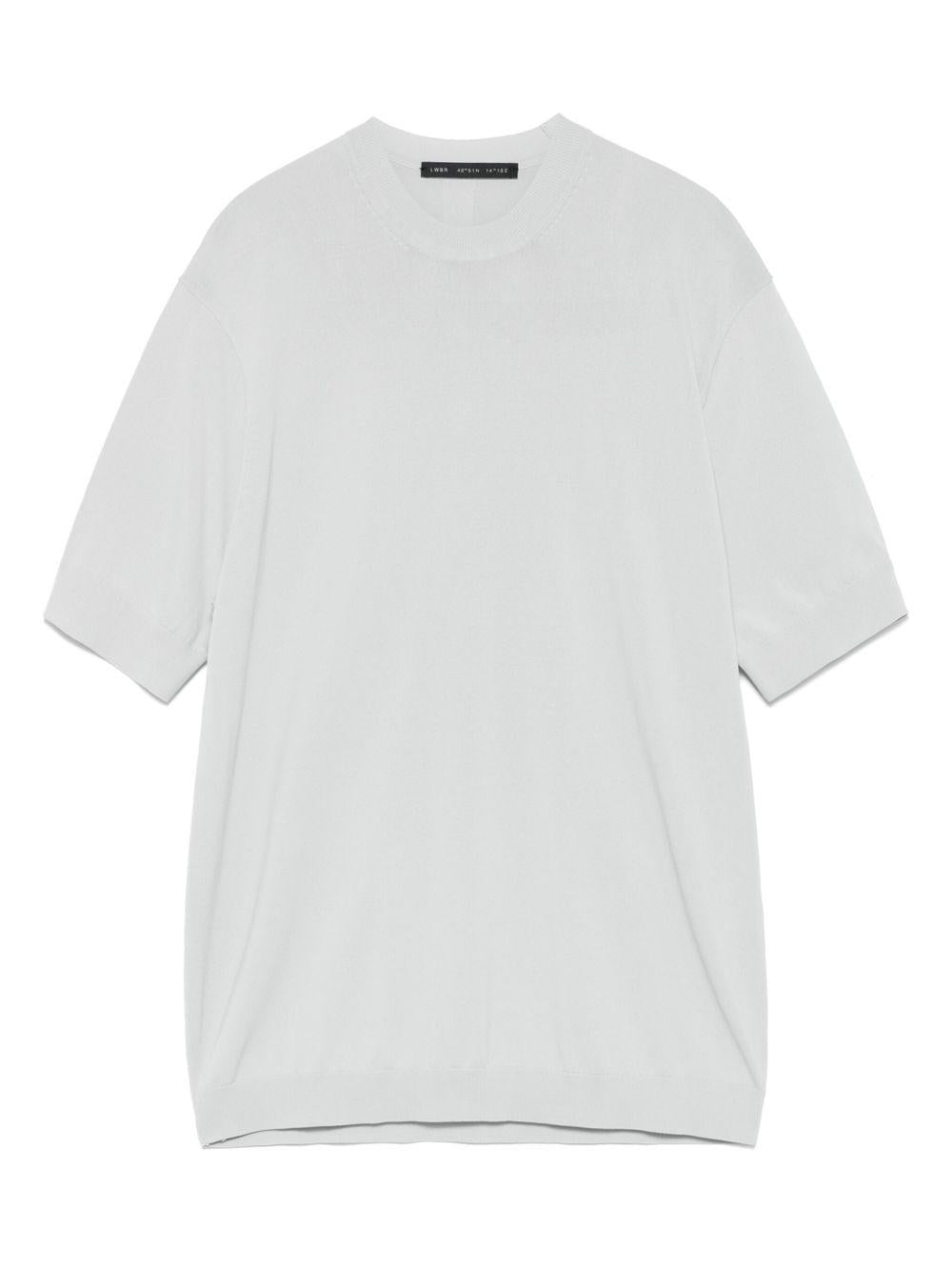 T-shirt k193 in maglia grigia L1MSS256717 N049 LOW BRAND 