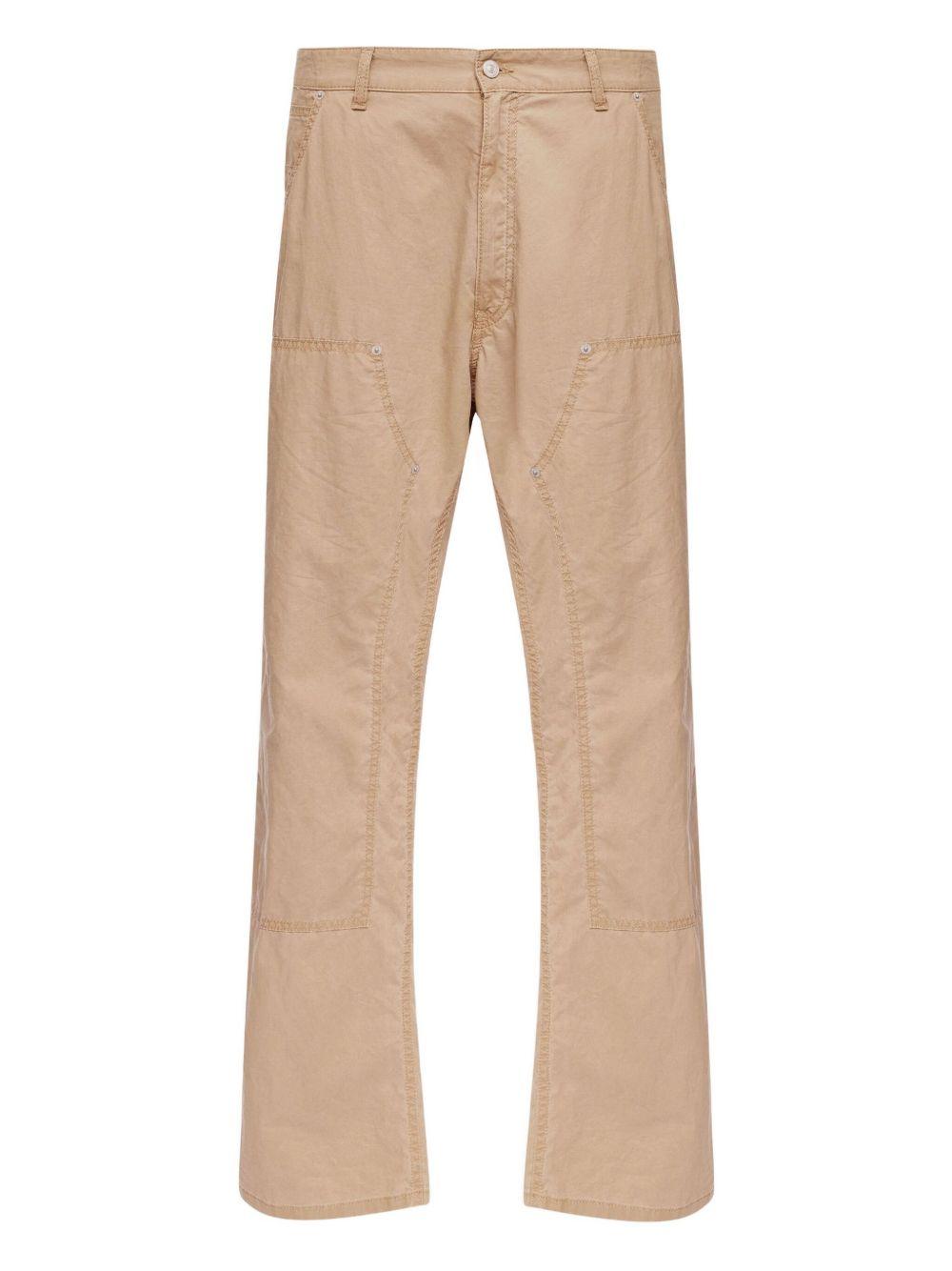 Jeans in cotone con pannelli a contrasto SH0LA0034M35741 115 MM6 MAISON MARGIELA 