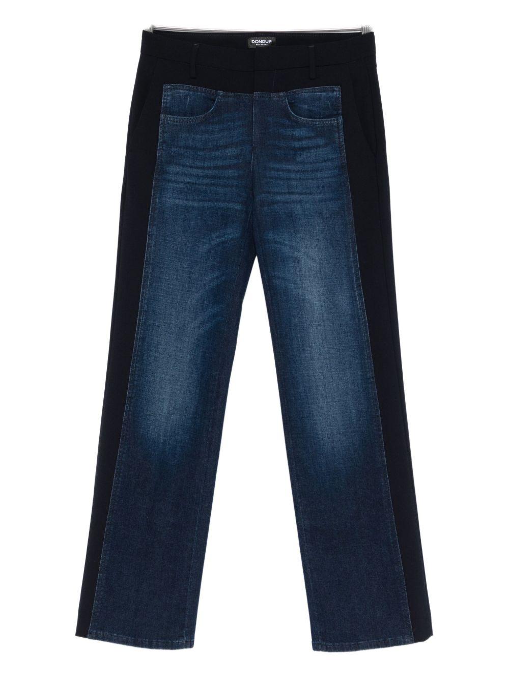 Jeans blu con inserti DP821DS0345LQ1DDM 800 DONDUP 