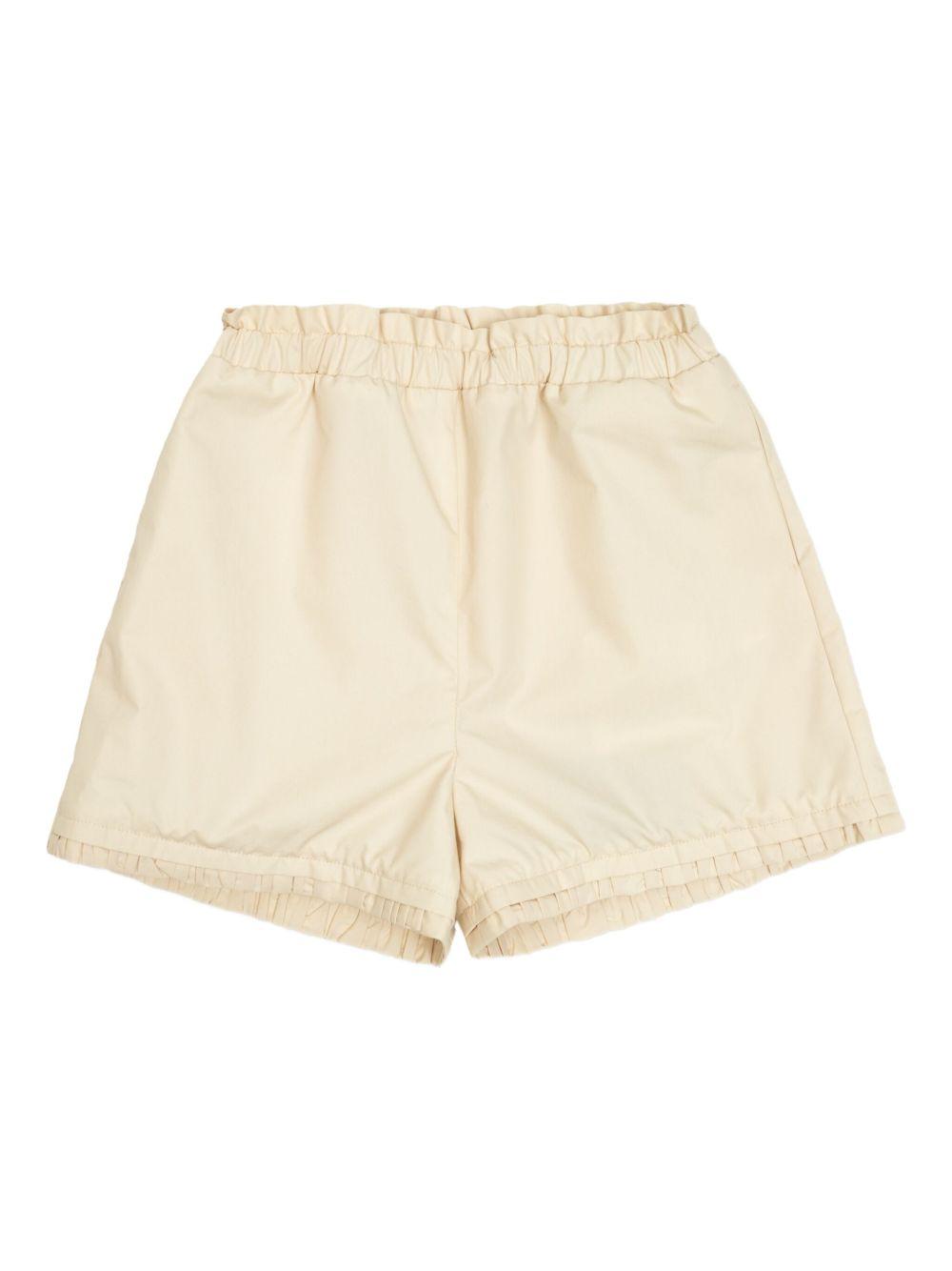 Bermuda beige mini patch logo 9542B0001359866 200 MONCLER KIDS 