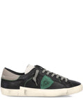 Sneakers in pelle con patch laterale