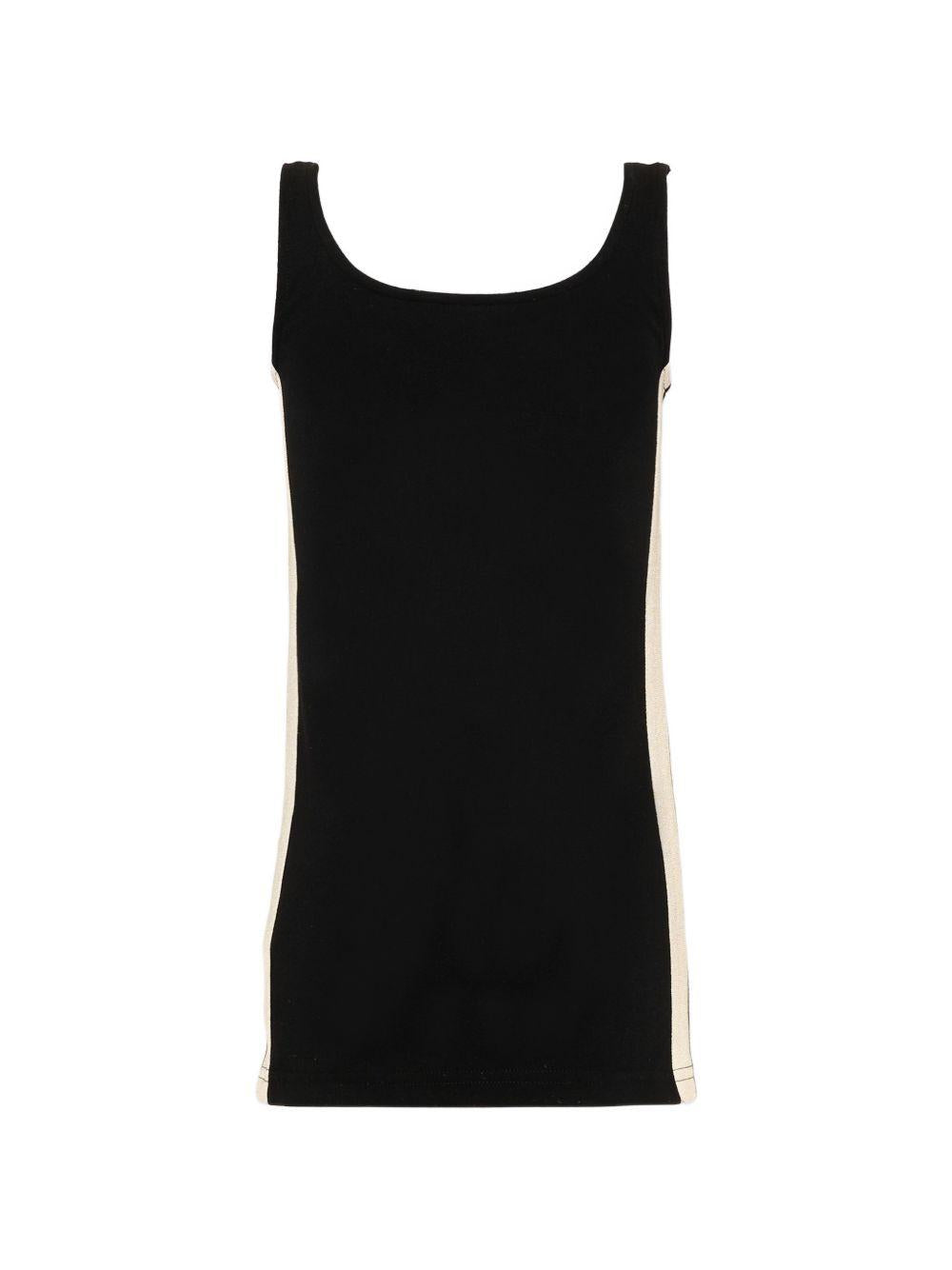 Abito canotta in viscosa con bande laterali PGCM009S26FLE001 110 PALM ANGELS KIDS 